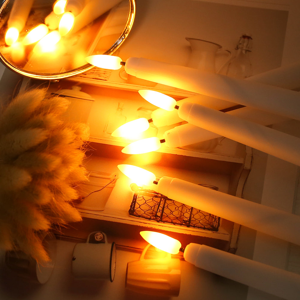 LED Flameless Taper Candles Set