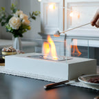 Compact Glass Bioethanol Tabletop Fireplace