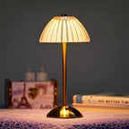 Crystal Table Lamp with USB Charging and Warm LED Light