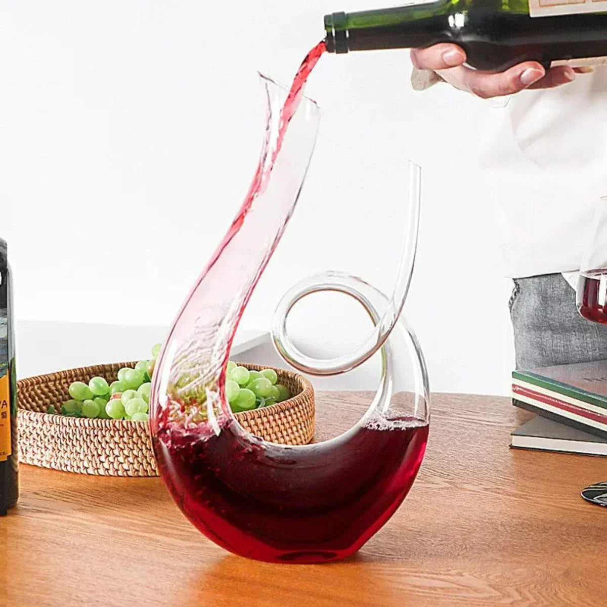 Exclusive Wine Decanter Made of Pure Lead-Free Crystal