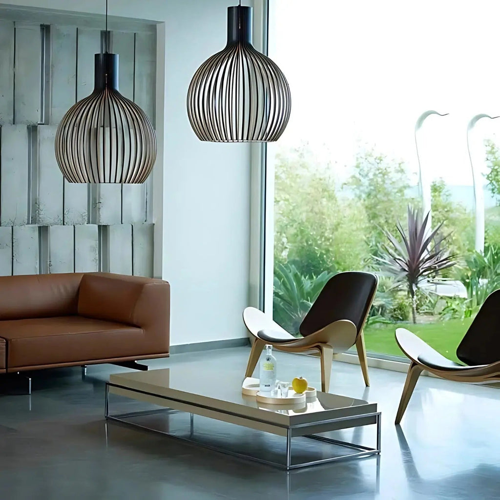 Natura Orb Bamboo Pendant Lamp – Handmade Hanging Lamp
