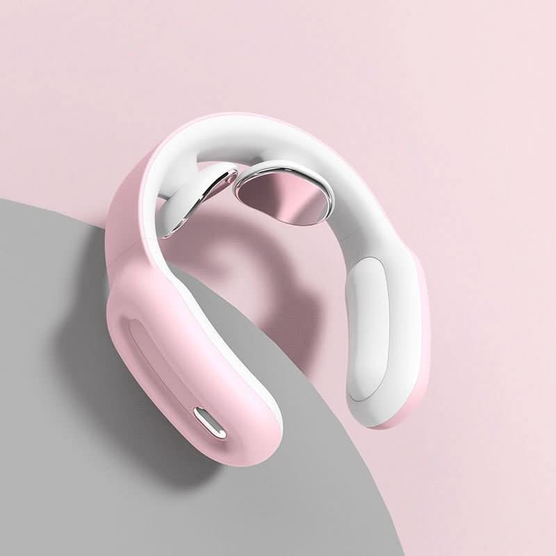 Electric neck massager with heat function for pain relief