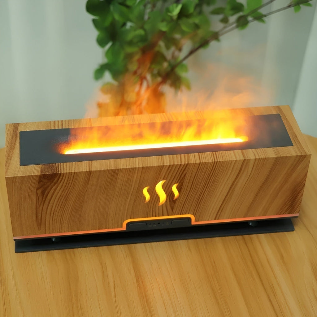 AtmosphereMist 3-in-1 Humidifier with Flame Light and Aroma