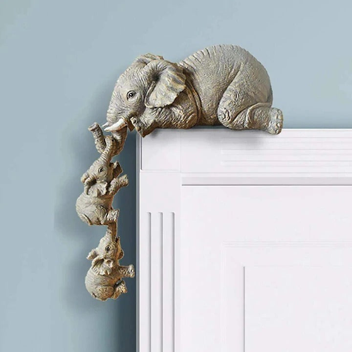 Artistic Elephant Figurine in 3 Parts