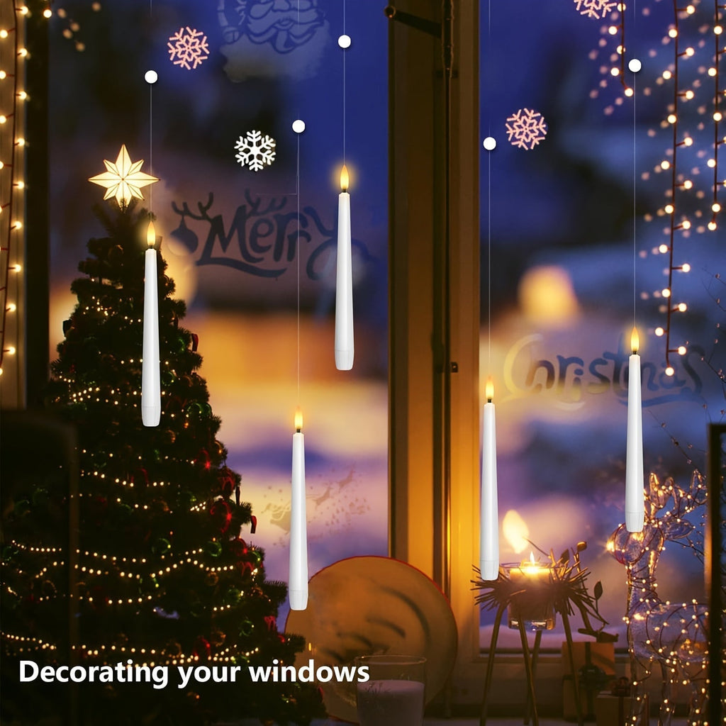 LED Candles Hanging Flickering Flameless Set