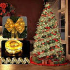 Enchanting Ribbon Fairy Lights – Christmas Tree Ornaments & Home Décor for a Magical New Year’s Celebration!