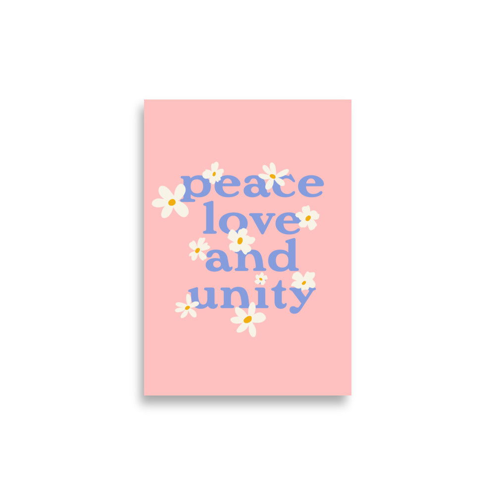 Peace, Love, Unity