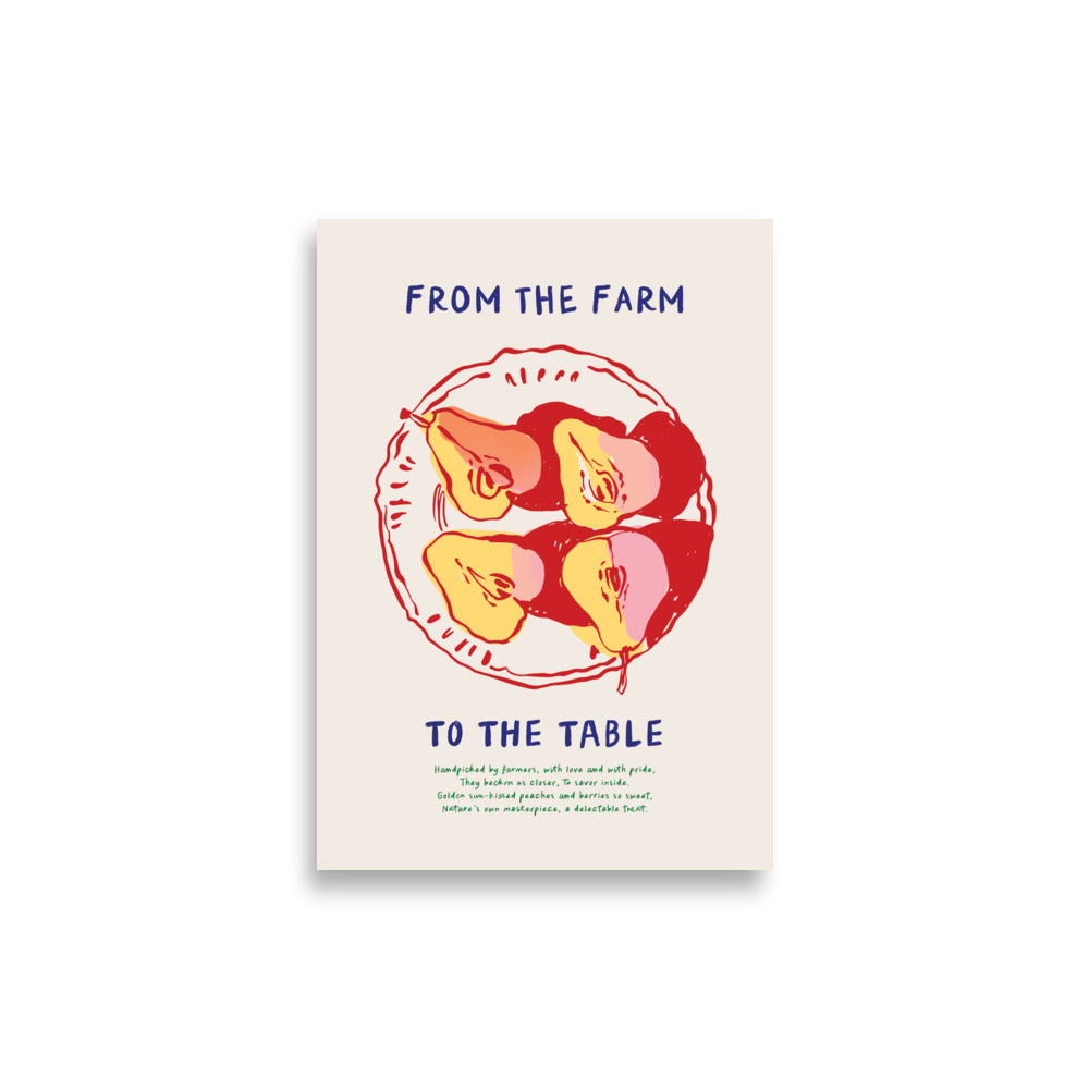 From the Farm to the Table