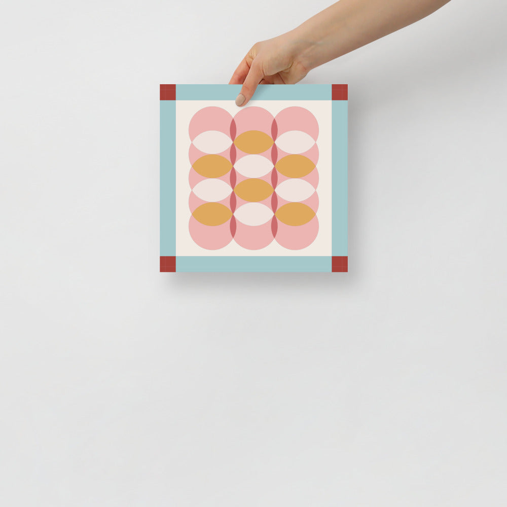 Dots In Square Wall Art
