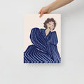Blue Tracksuit Wall Art