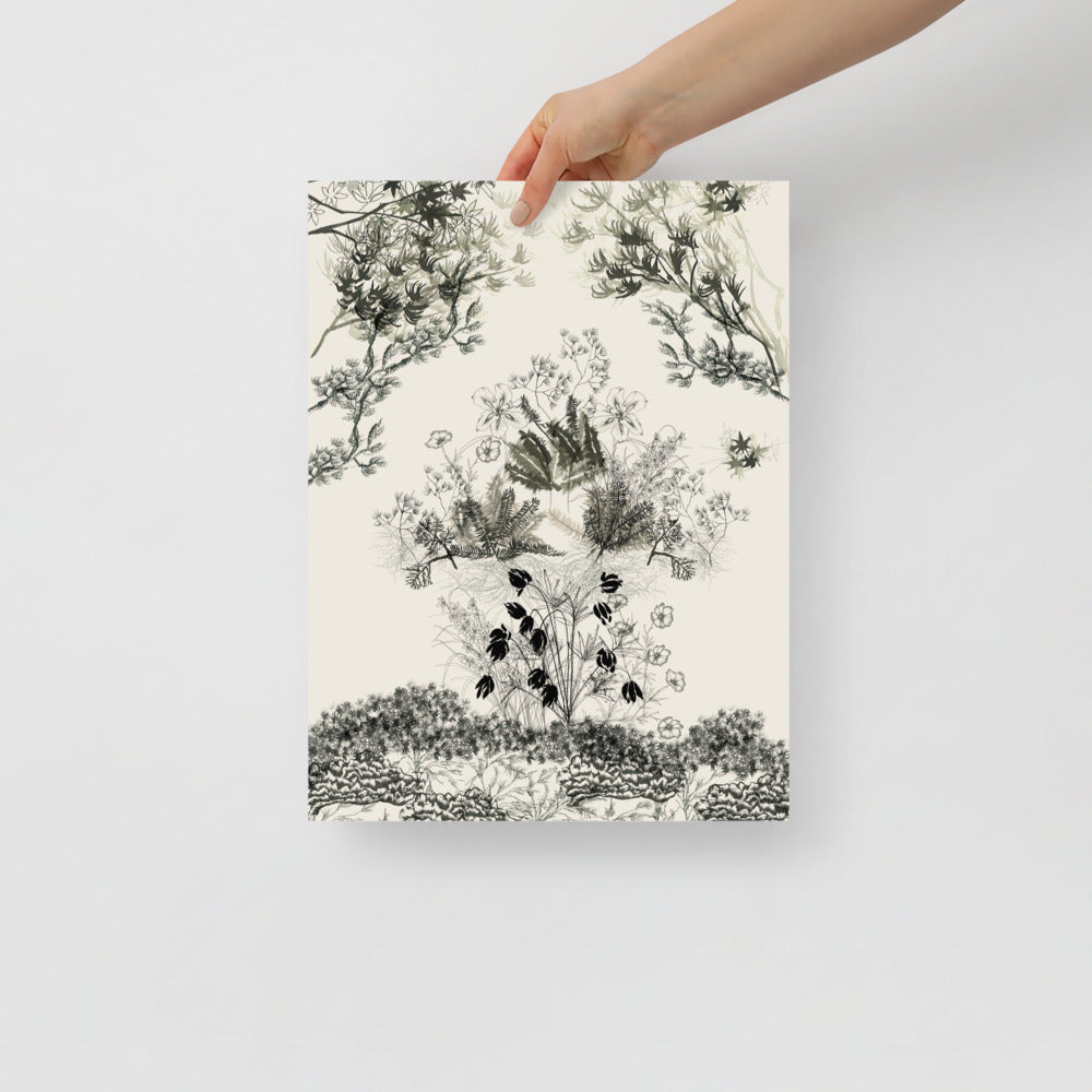 Japanese Garden Scene Wall Art