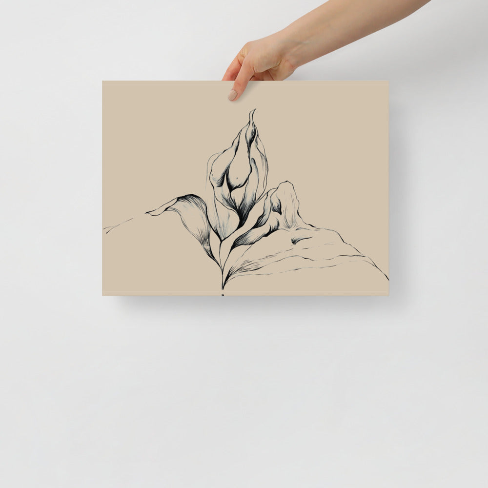 Floral Body Wall Art