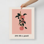 Life Like a Peach Wall Art