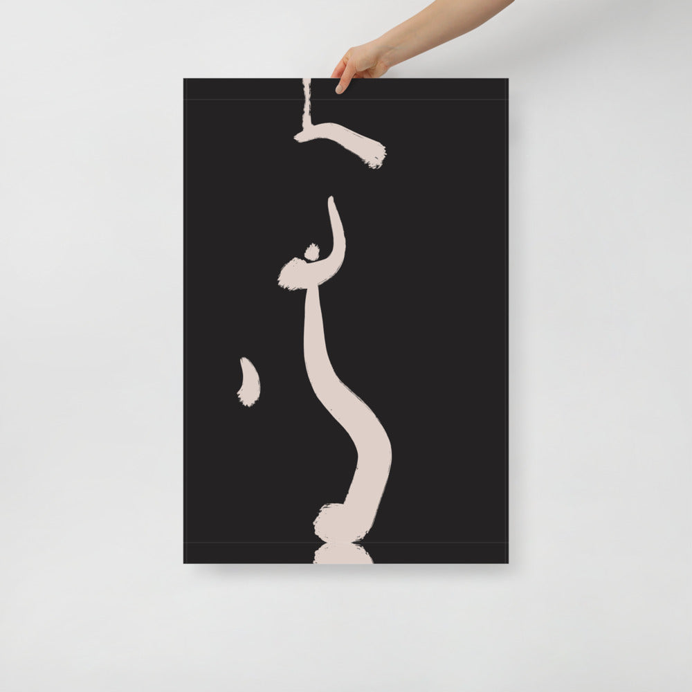 Croquis in Black 2 Wall Art
