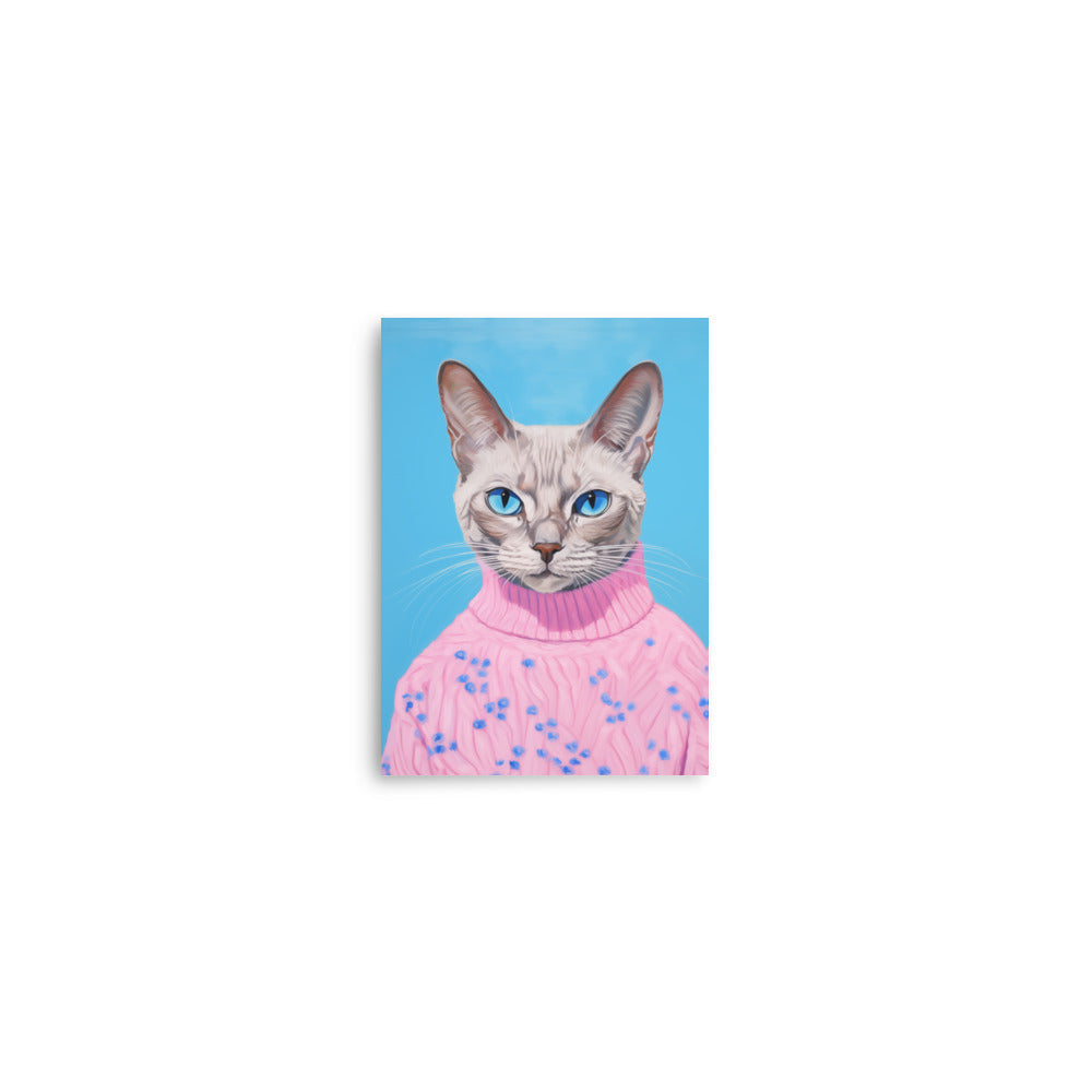 Cat in a sweather