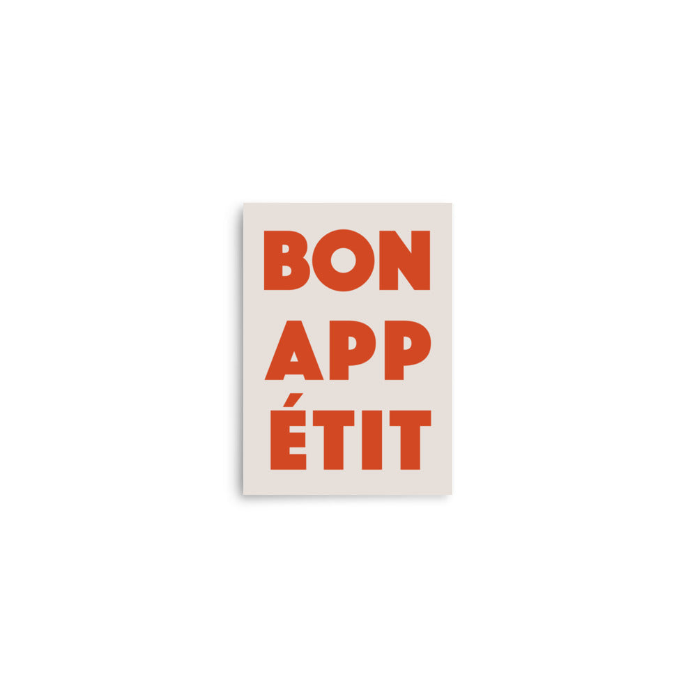 Bon Appetite - Red