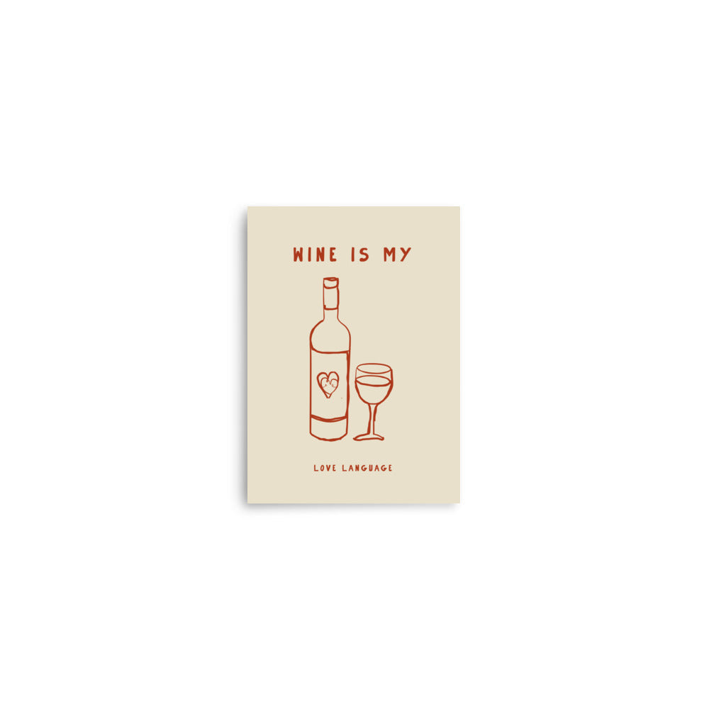 Wine is my love language