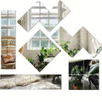 3D Mirror Wall Stickers - Modern Decoration