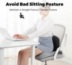 BODYFORM PAD – Ergonomic Memory Foam Seat Cushion for Everyday Comfort
