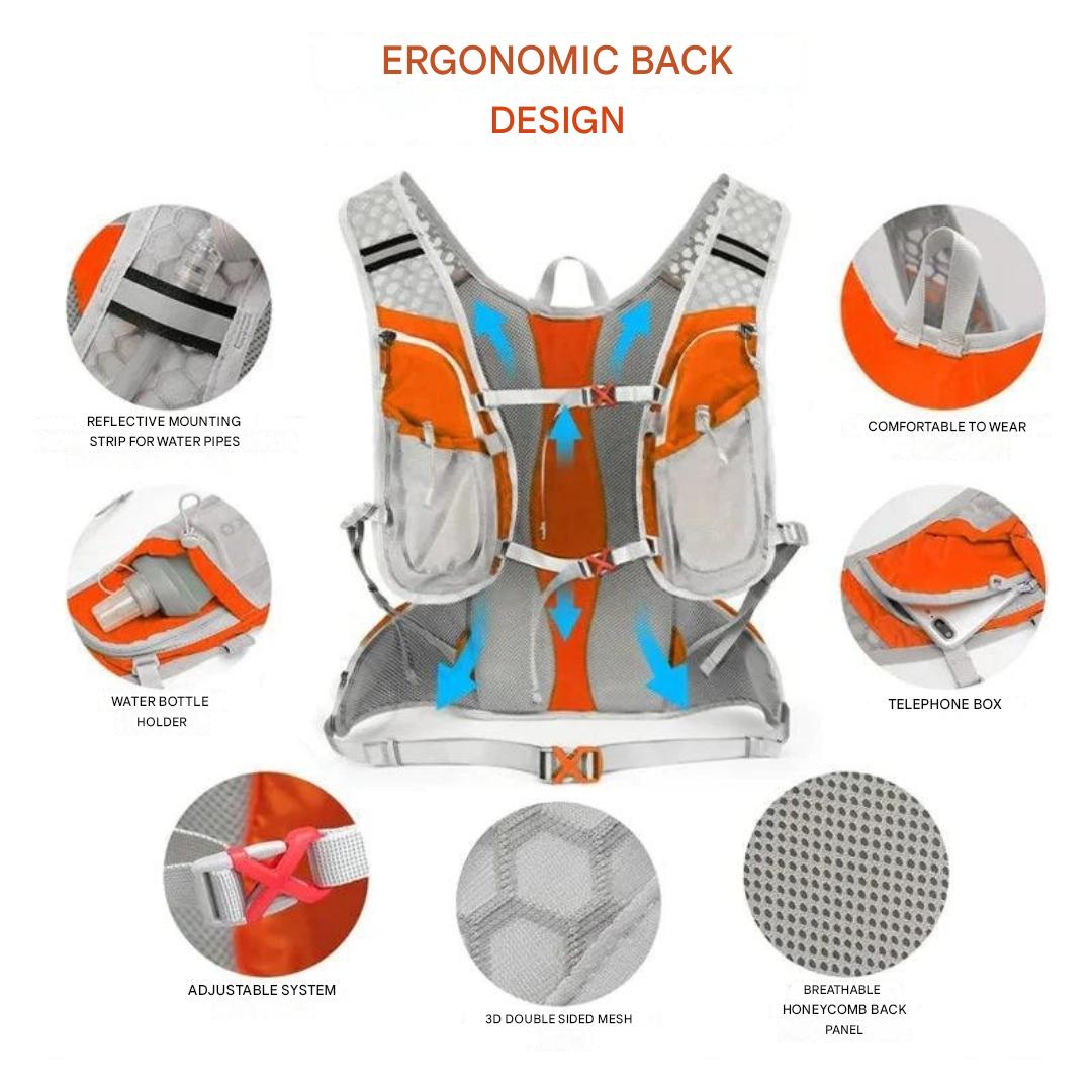 HydroTrail Backpack with Built-in Water Bladder – Lightweight & Waterproof