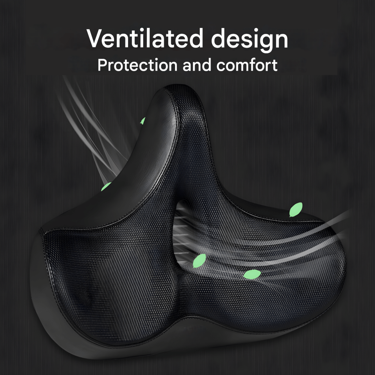 Ergorid Thron Bicycle Saddle – Ergonomic, Weatherproof Comfort for Men & Women