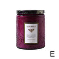 Scented candle glass with essential oils