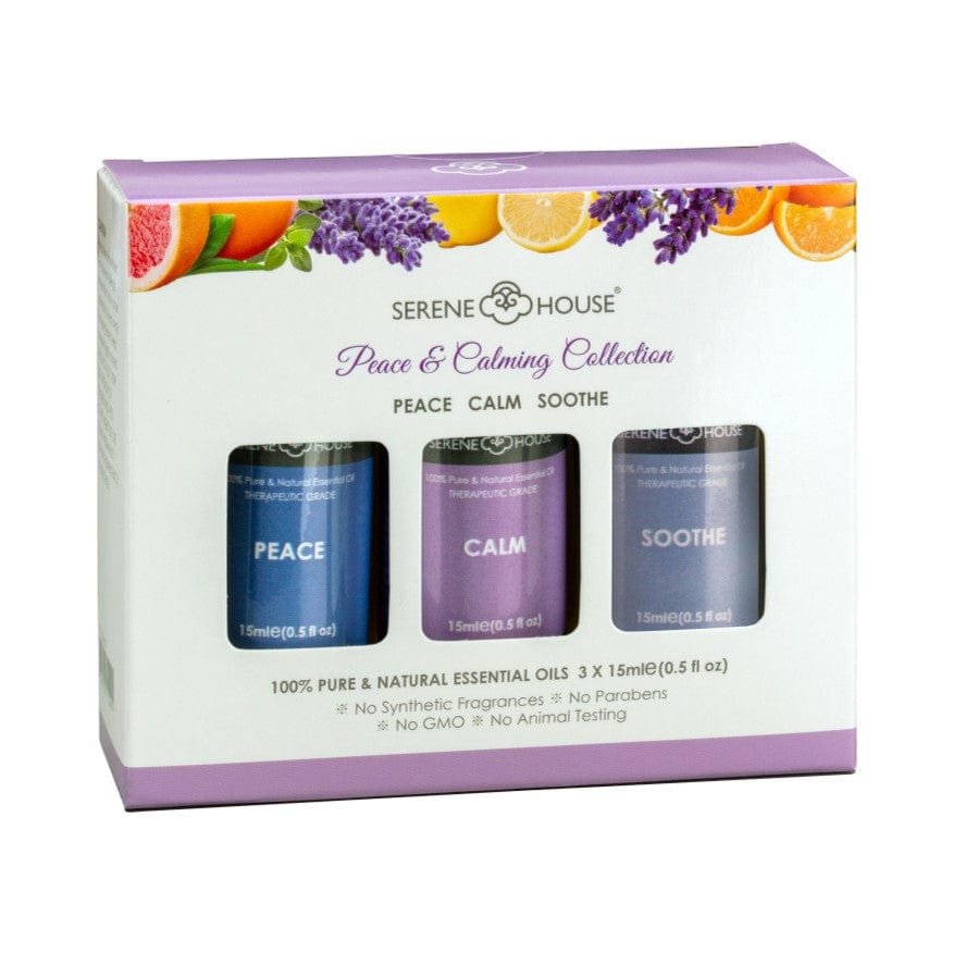 Peace & Calming Set - Natural Essential Oil Gift Set