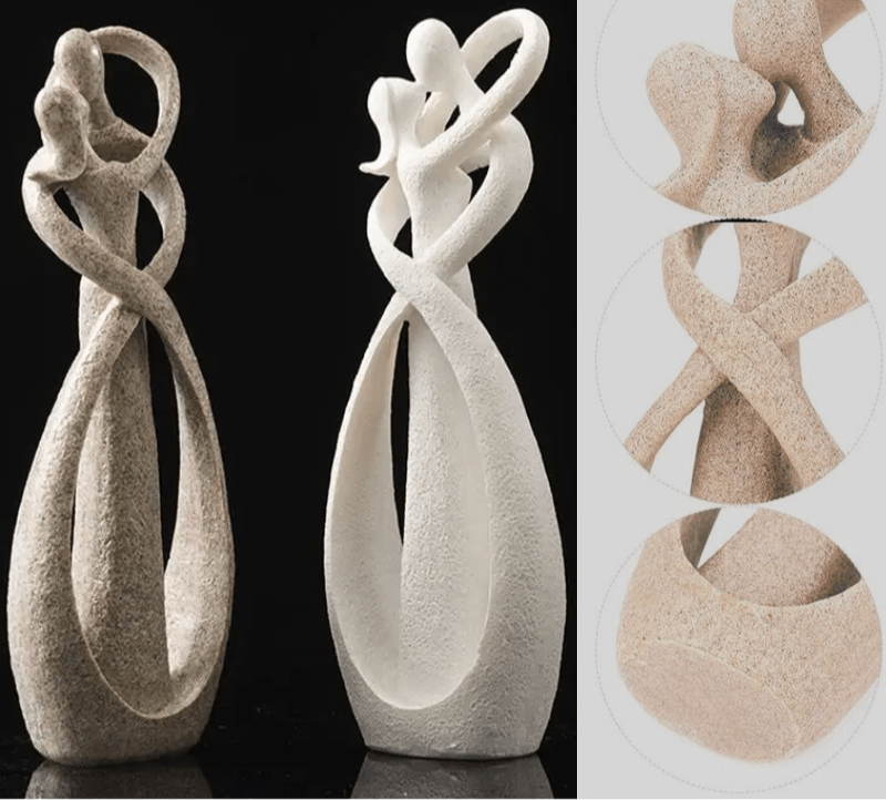 Eternal Embrace – Abstract Sculpture for Timeless Love