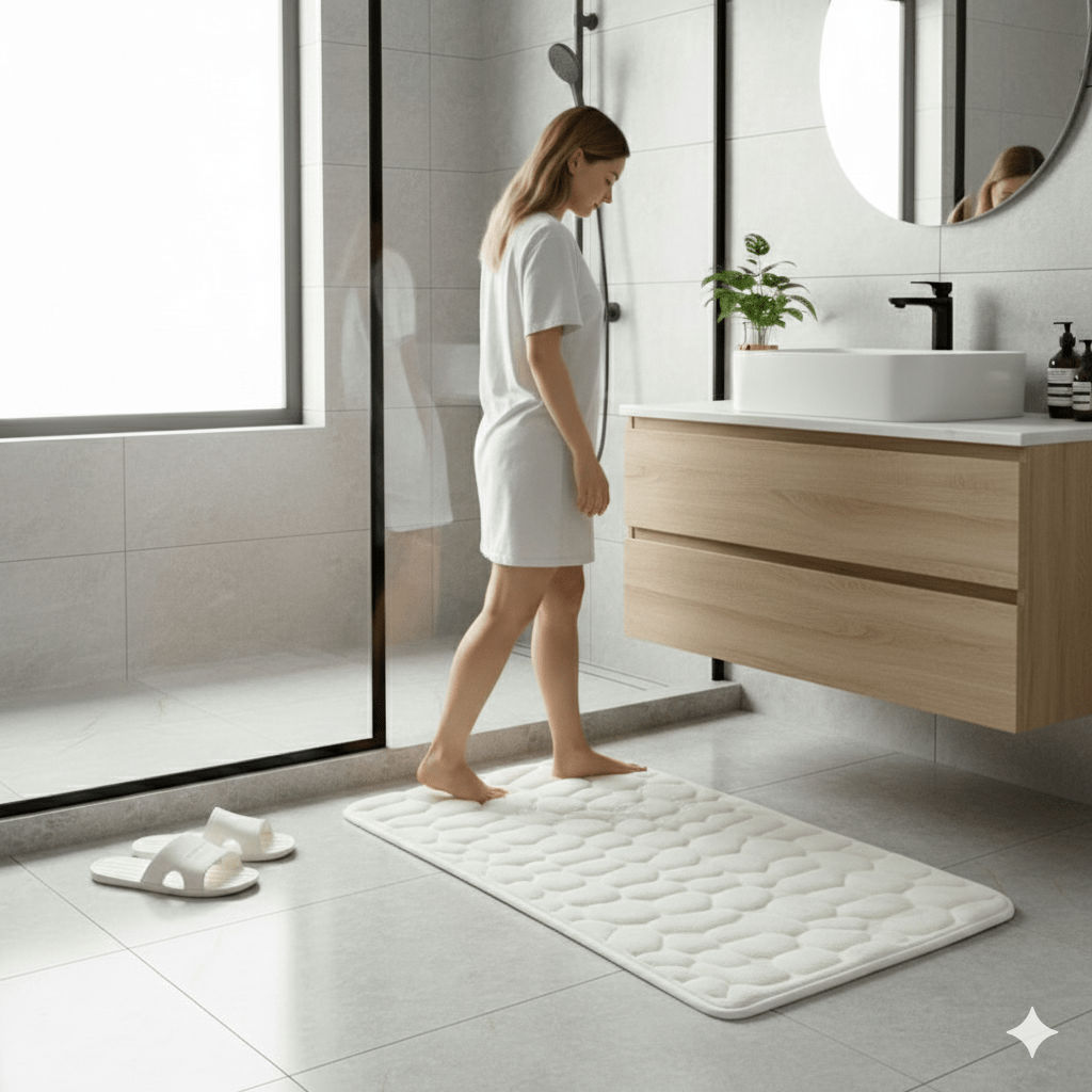 ETERNASTEP MAT – Ultra-Soft, Fast-Drying Bath Mat for Comfort & Safety