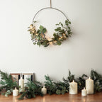 Christmas Wreath Eucalyptus LED Lights