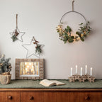 Christmas Wreath Eucalyptus LED Lights
