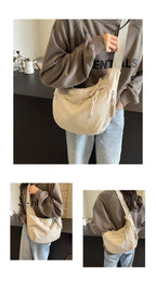 EVERCARRY – Nylon Shoulder Bag with Smart Compartments for Everyday Use