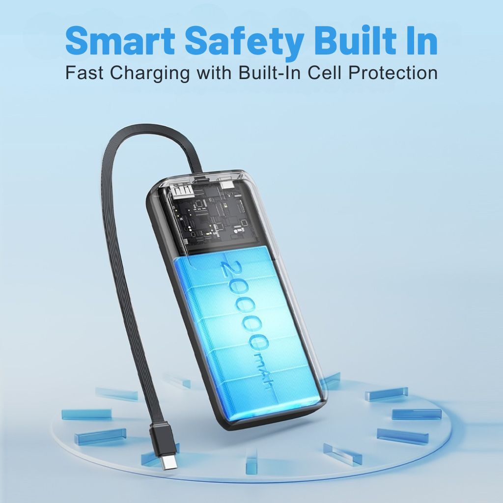 VoltMate Pro 65W – Smart Multicharge Powerbank with Touch Display