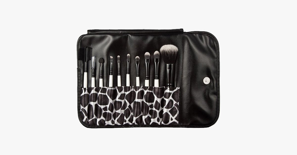 10 Piece Beauty Eyeshadow Brush Set
