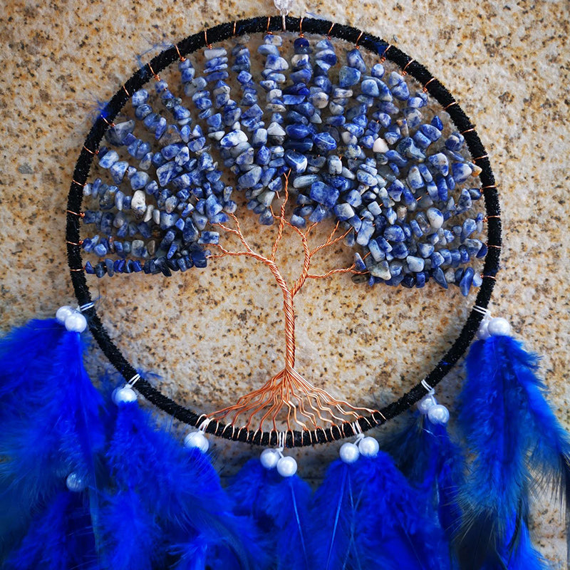Lapis Lazuli Tree of Life Dreamcatcher
