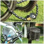 SafeRide Foldable Heavy-Duty Anti-Theft Bike Lock – Ultra Strong Security Chain