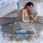 The Cold Blanket – Lightweight Summer Throw That Keeps You Cool, Dry & Rested All Night | Best Blanket for Hot Sleepers & Night Sweats