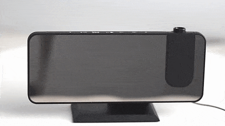 Eindhoven Astronatic | The Best Alarm Clock with LED Screen - 180° Projector - USB Charger