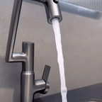 FLOWAXIS – 360° Swiveling Kitchen Faucet with Adjustable Height & Temperature Display