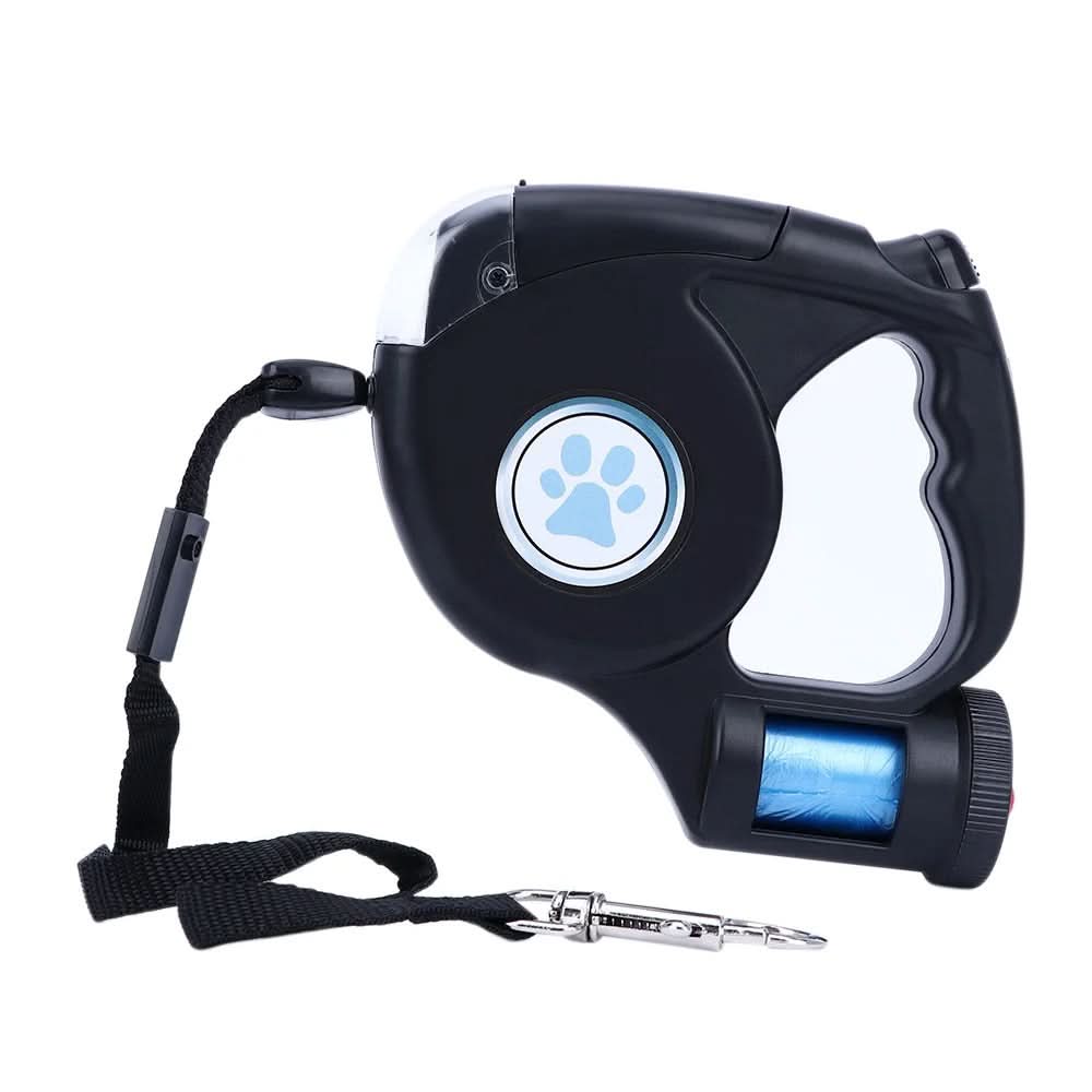 LED Dog Leash with Integrated Flashlight for Safe Walks