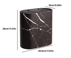 EcoHide Compact Trash Can with Hidden Lid