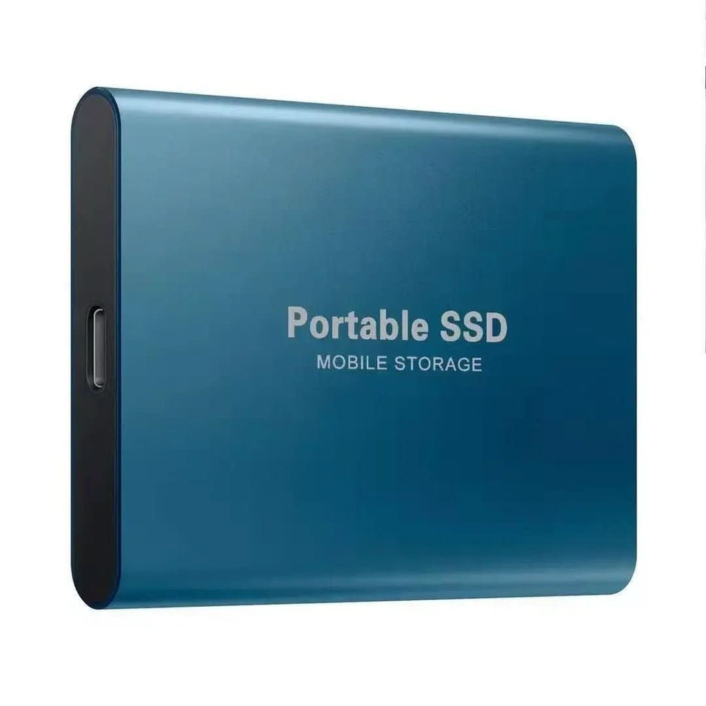 External 100GB hard drive with ultra-fast USB-C & USB 3.1 connection