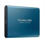 External 100GB hard drive with ultra-fast USB-C & USB 3.1 connection