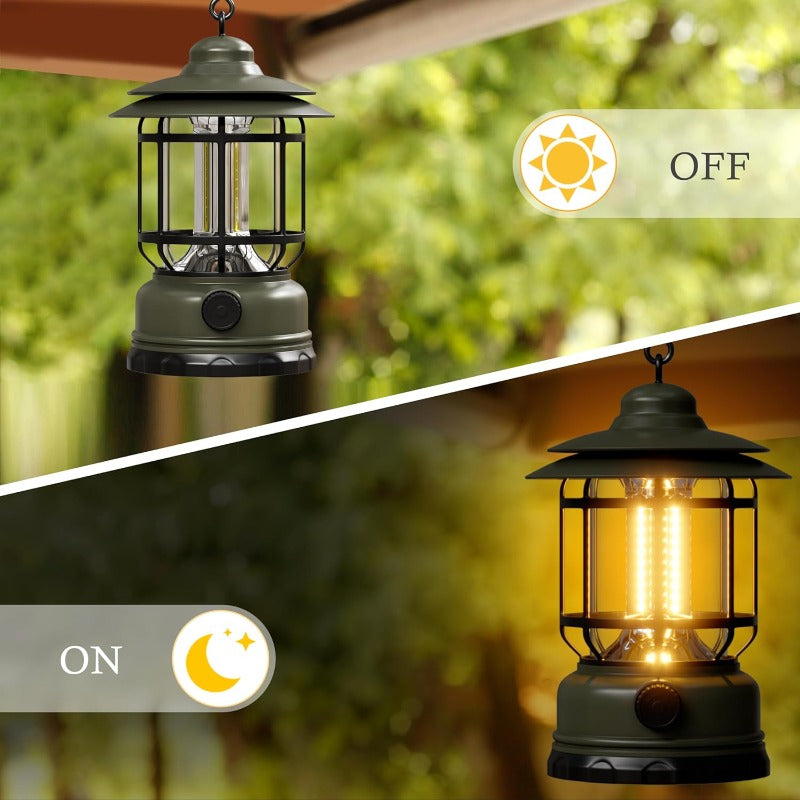 Rechargeable Retro LED Camping Lantern
