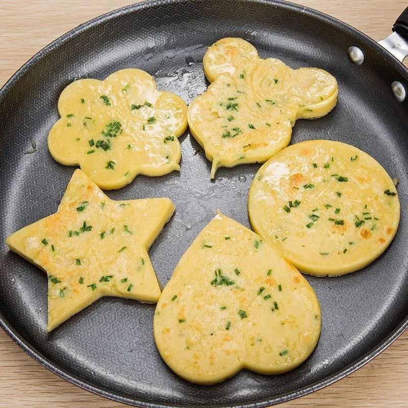 Stainless steel frying egg molds