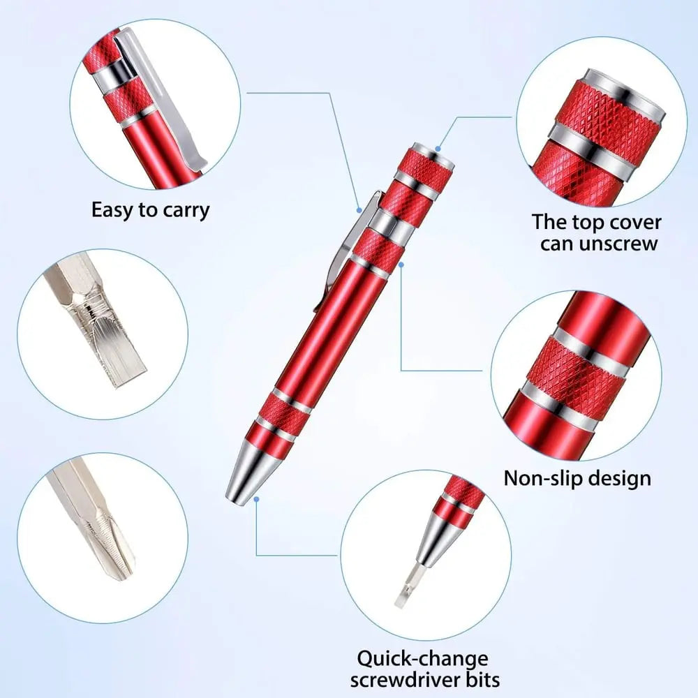 PocketFix – The 8-in-1 screwdriver for every situation!