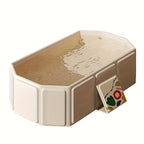 AquaLounge Folding Bathtub | PVC | For 1–3 People | With Shelves & Quick Fill System