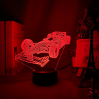 Formula-1-3D-Illusion lamp with color mode
