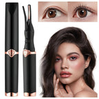Rechargeable heated eyelash curler