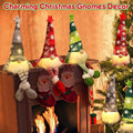 Christmas Gnome Decoration | LED Light | Nordic Holiday Figurine Set